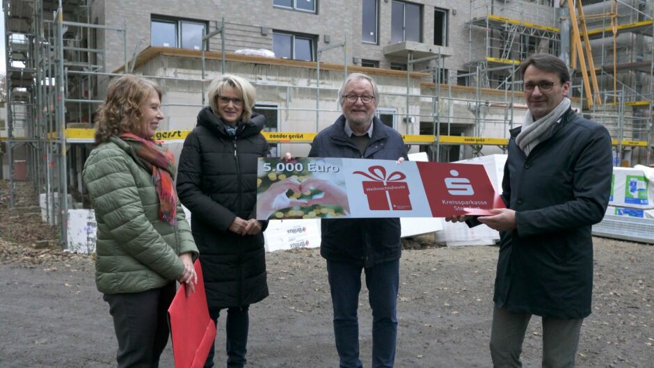 Weihnachtsfreude: 5.000 Euro für neues Hospizhaus