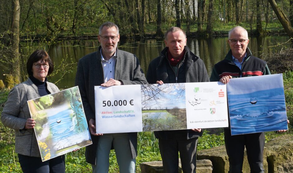 „Aktion: Landschaf(f)t.“: 50.000 Euro für nachhaltige Wasserprojekte